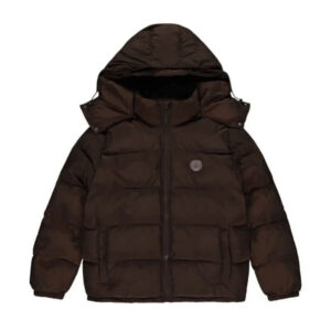 Brown Trapstar Irongate Hooded Jacket
