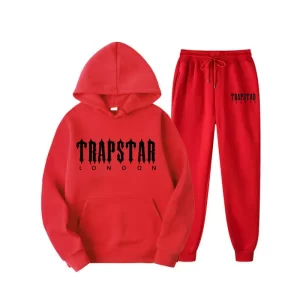 Fleece Trapstar London Red Tracksuite