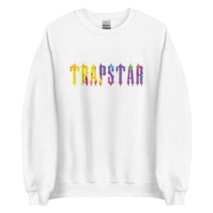 Trapstar Print Yellow Pattern Sweatshirt