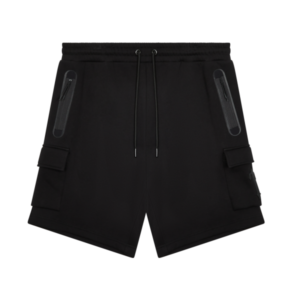 New Trapstar London Irongate T Tech Zip Shorts Black