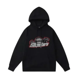 Black And Grey Trapstar Shooters Hoodie