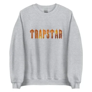 Latest Trapstar Fire Logo Sweatshirt