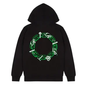 New Chain Script Hoodie -Black – Green